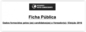 ficha pública.